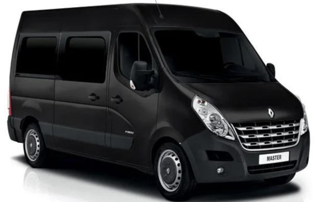 Van Renault Master preta