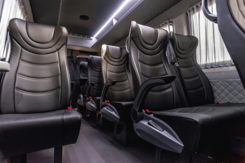 Interior da van